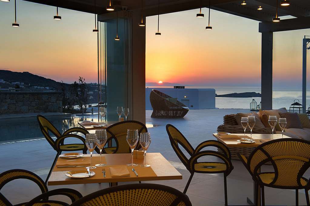 Hotel Myconian Naia Mykonos Town Restaurace fotografie