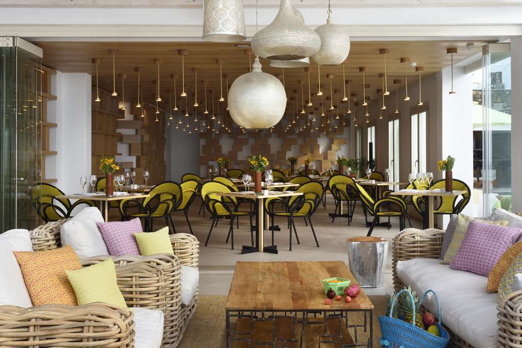 Hotel Myconian Naia Mykonos Town Restaurace fotografie